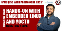 Upcoming In-Person Course: Hands-On with Embedded Linux and Yocto - SAVE $150 with Promo Code ER25
