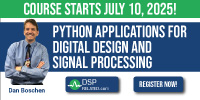 Upcoming Course - Python Applications for Digital Design and Signal Processing